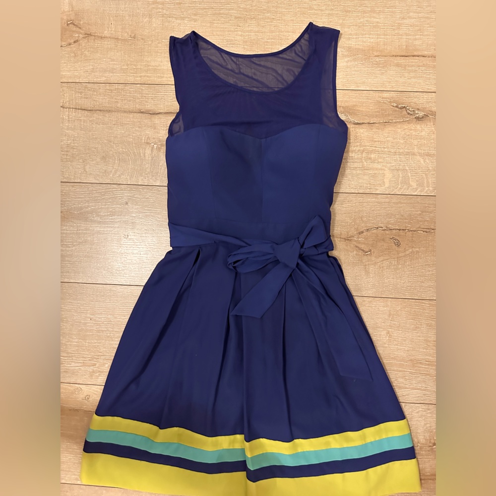 Blue Cocktail Dress
